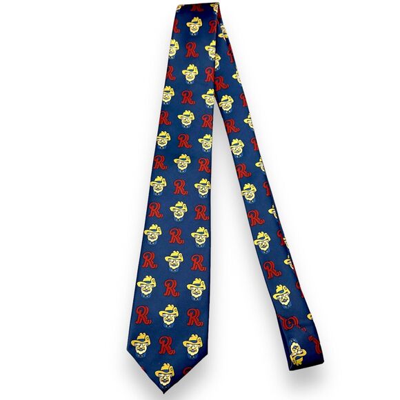 Boutique 100% Silk Dress Tie Made in‎ Italy Cowboy RR 57" 3.5" - Picture 2 of 9